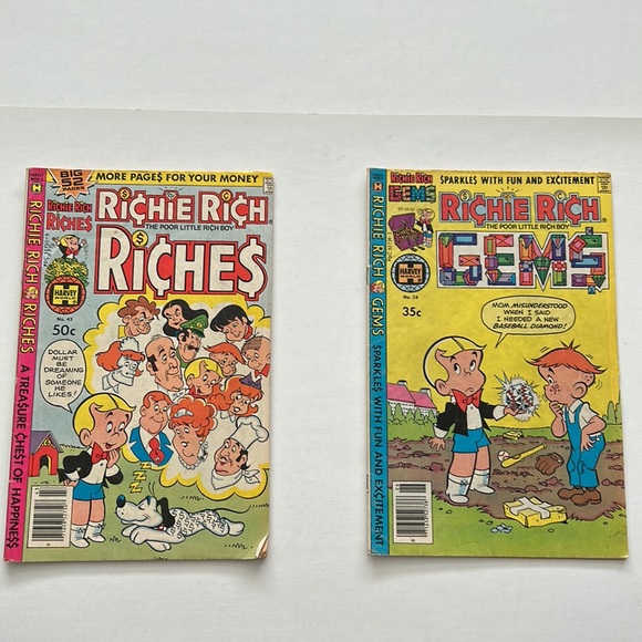 LOT OF 7 VINTAGE COMICS 70/80s (Little Lotta, Richie Rich, The Beagle Boys) - Picture 14 of 16